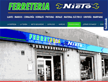 Tablet Screenshot of ferreterianieto.com